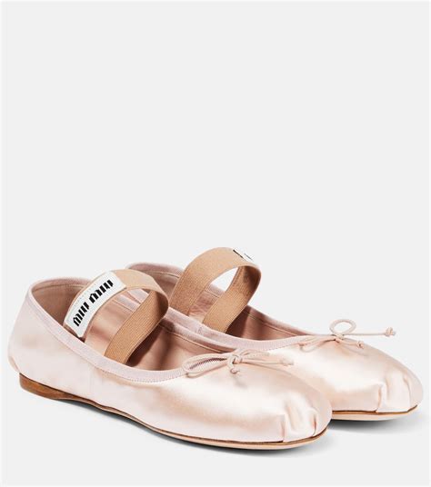 miu miu ballerine|Miu Miu Ballet Flats for Women .